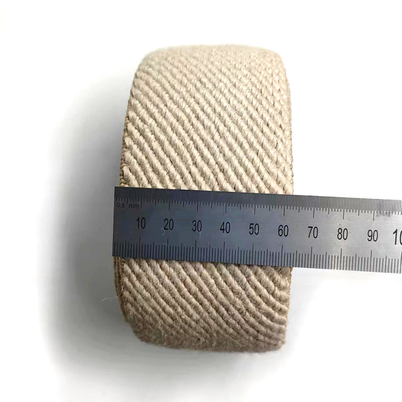 50% джута 40% латекс 10% полиэстер Twill Эластичная лента для устойчивого обувного материала