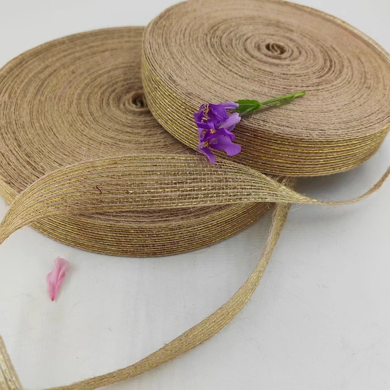 DIY юта лента с 25 мм конопляной юта повязка простой стиль лопатый рыбьей шелковой ленты